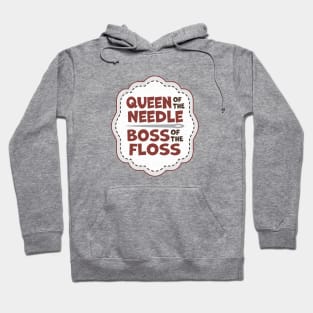 Queen of the Needle Red Hoodie